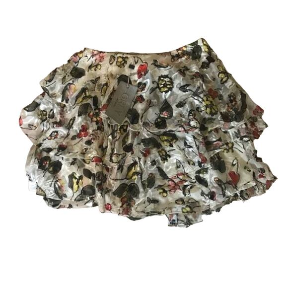 GREY BY JASON WU SILK FLORAL PRINT SKIRT‎ SIZE 6 New with Tags - Picture 3 of 6